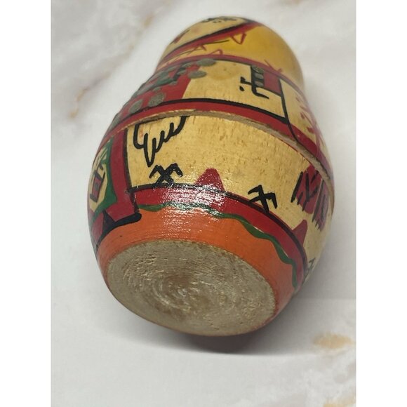 Russian Matryoshka Nesting Doll 4 Piece Vintage USSR - Picture 10 of 15